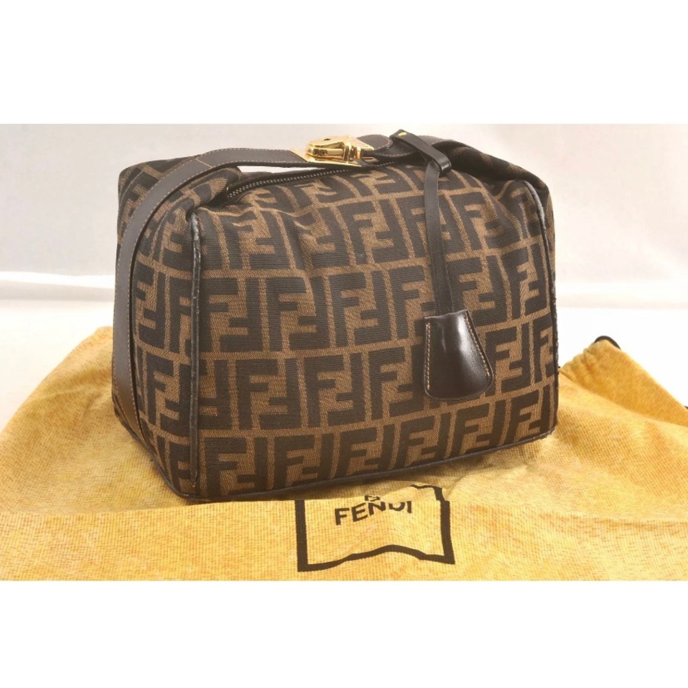 Vintage Authentic Fendi Zucca Bag